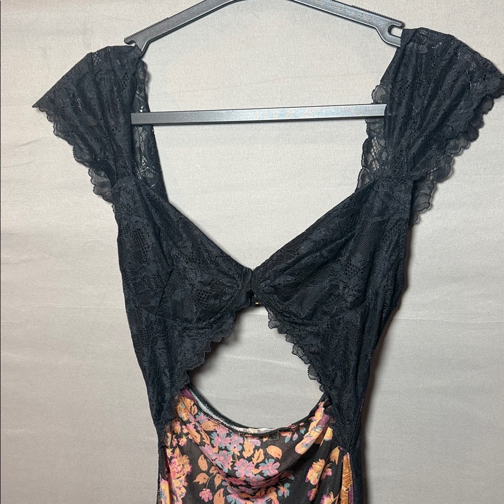Free People Intimately Floral Lace Maxi Slip Dress XS Valentine’s Day - Picture 3 of 8